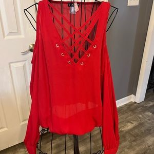Beautiful Red Blouse